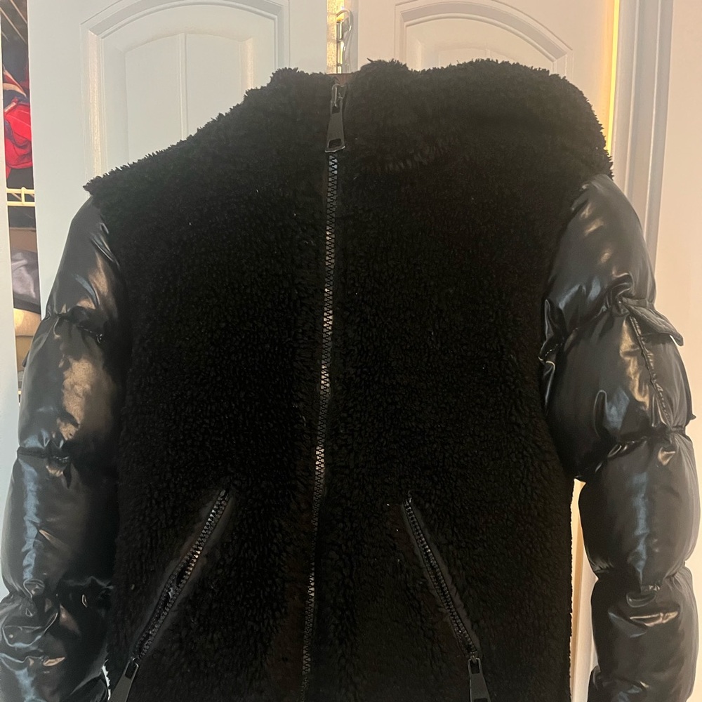 NWOT SAM size 12 Sherpa coat